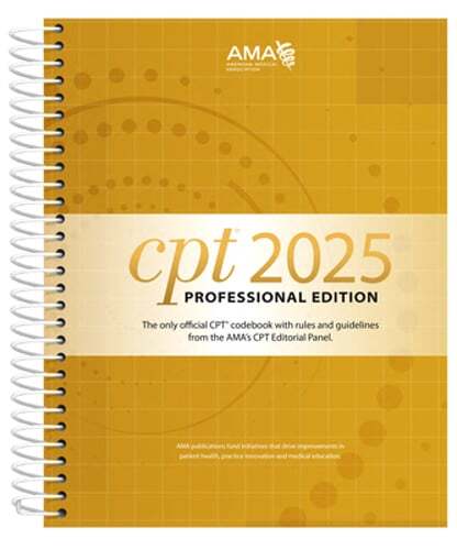 CPT Professional 2025 by American Medical Association: New