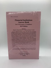 Financial Institutions Answer Book (2019 Edition)