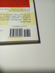 BIRD BY BIRD: Some Instructions on Writing and Life – Lamott, Anne PB Book
