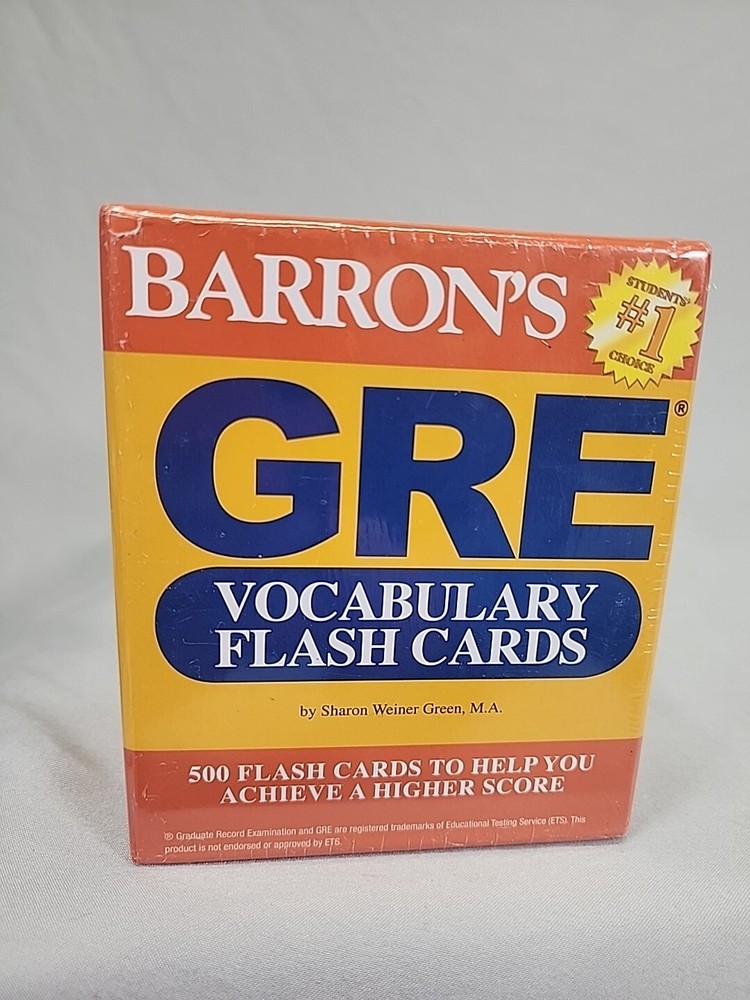 GRE Vocabulary Flash Cards by Sharon Weiner Green M.A. (2012, Cards,Flash Cards)