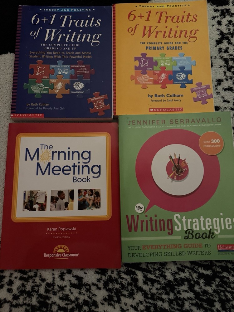 Lot of 4: 6 + 1 Traits of Writing 6+1 Book Primary, 3rd & Up, Morning Meet, +