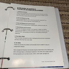 NAMC N American Montessori Early Childhood Curriculum 3-6 ,Set Of 6 Manuals