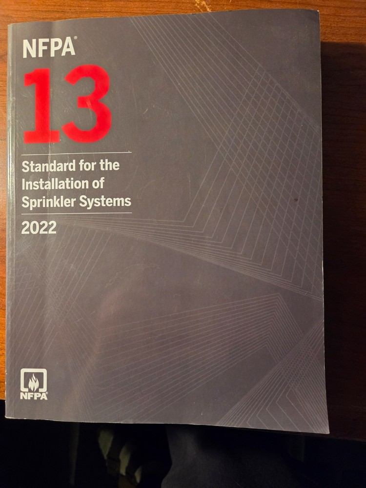 NFPA 13, Standard for the Installation of Sprinkler Systems 2022 NEW STOCK