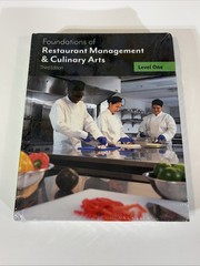 Foundations Of Restaurant Management & Culinary Arts Level 1 Book 3rd Edition
