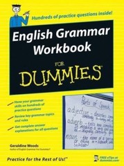 English Grammar Workbook For Dummie- paperback, 0764599321, Geraldine Woods, new