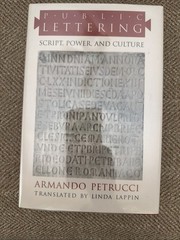 PUBLIC LETTERING – Script, Power, And Culture ARMANDO PETRUCCI 1993 HCDJ