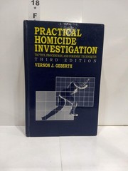 Practical Homicide Investigation Tactics Procedures Forensic Tec…