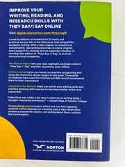 “They Say / I Say” by Graff, Gerald, Birkenstein, Cathy