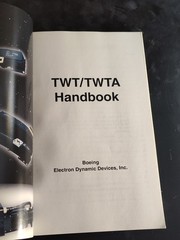 Rare TWT/TWTA Handbook RF Microwave Amplifier Guide Boeing Electron Dynamic