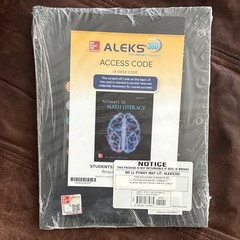 McGraw Hill Pathways to Math Literacy 2nd Ed Loose-Leaf + ALEKS 360 Code