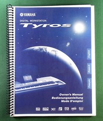 Yamaha Tyros Instruction Manual: 176 Pages & Protective Covers!