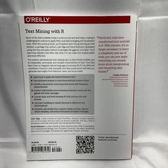 Text Mining with R : A Tidy Approach by David Robinson and Julia Silge (2017,…