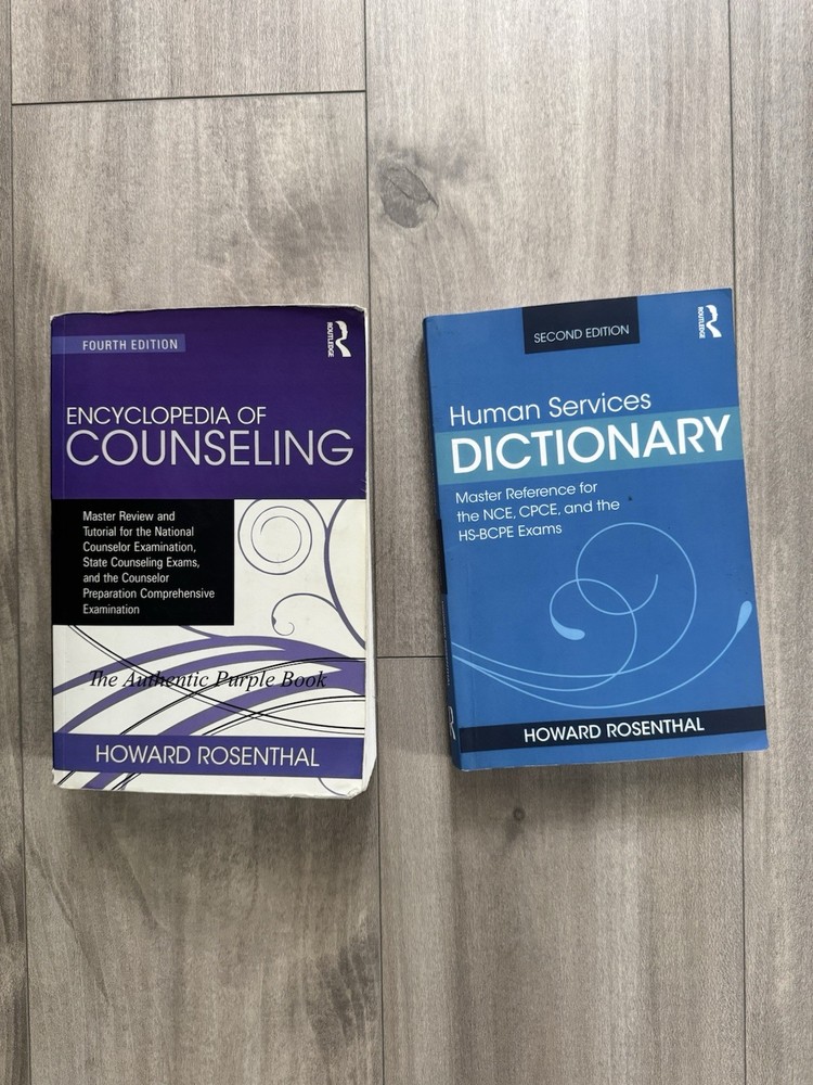Encyclopedia of Counseling 4th Edition Howard Rosenthal Human Serv. Dictionary