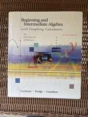 Beginning and Intermediate Algebra with Graphing Calculators 2nd Ed Unused As-Is