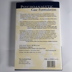 Psychoanalytic Case Formulation by McWilliams Nancy Book Psychology Highlighting