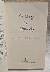 On Writing by Stephen King (2001 Pocket Books 1St Edition Trade Paperback)