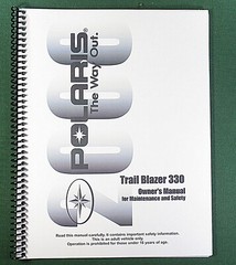 2008 Polaris Trail Blazer 330 Owner’s Manual: 122 pages & Protective Covers!