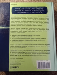 Vibration of Continuous Systems by Rao, hardback