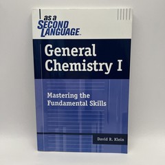 General Chemistry I as a Second Language: – Paperback, by Klein David M. – Good