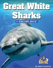 Great White Shark Activity Book For Ages 4-8 Years Of Age