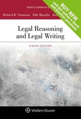 Legal Reasoning and Legal Writing (Aspen Coursebook)
