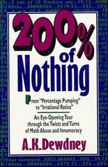 200% of Nothing : An Eye-Opening Tour thr- hardcover, A K Dewdney, 9780471577768