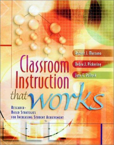 Classroom Instruction That Works: Research-Ba- paperback, 9780871205049, Marzano