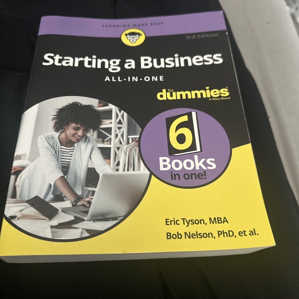 Starting a Business All-In-One for Dummies by Eric Tyson (2022, Trade Paperback)