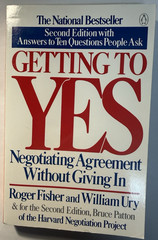 Getting to Yes Negotiating Agreement Without Giving In 2nd Ed 1991 PB Fisher Ury