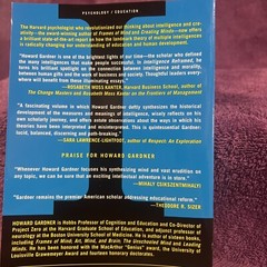 Intelligence Reframed: Multiple In- paperback, 0465026117, Howard E Gardner, new