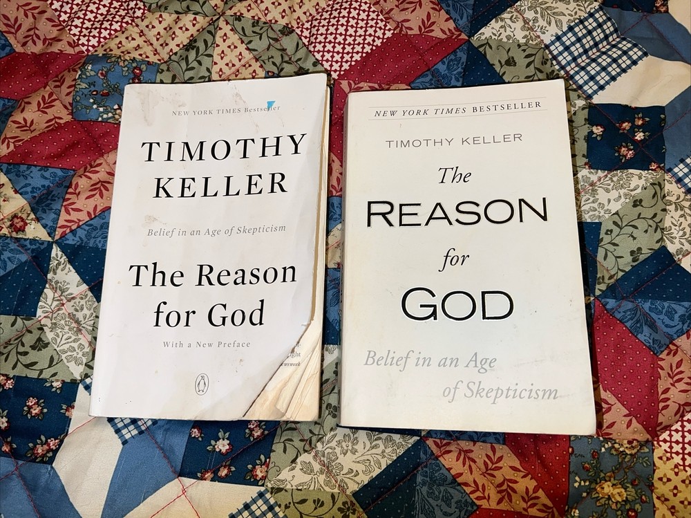The Reason For God Timothy Keller 2 Books 310 Pages Different Publisher, Cover