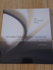 Secondary School Literacy Instruction: The Content Areas. NOT Stock Photos!
