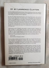 31 by Lawrence Clayton Clear Fork Chronicles McWhiney Foundation Press SEALED