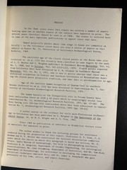 University of Ca #15 The Early Horizon In Central California Prehistory 1972