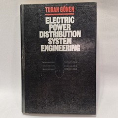 Electric Power Distribution System Engineering Turan Gonen