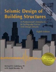 Seismic Design of Building – Paperback, by Lindeburg Michael R.; – Very Good