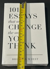 101 Essays That Will Change the Way You Think by Brianna Wiest (2016, Paperback)