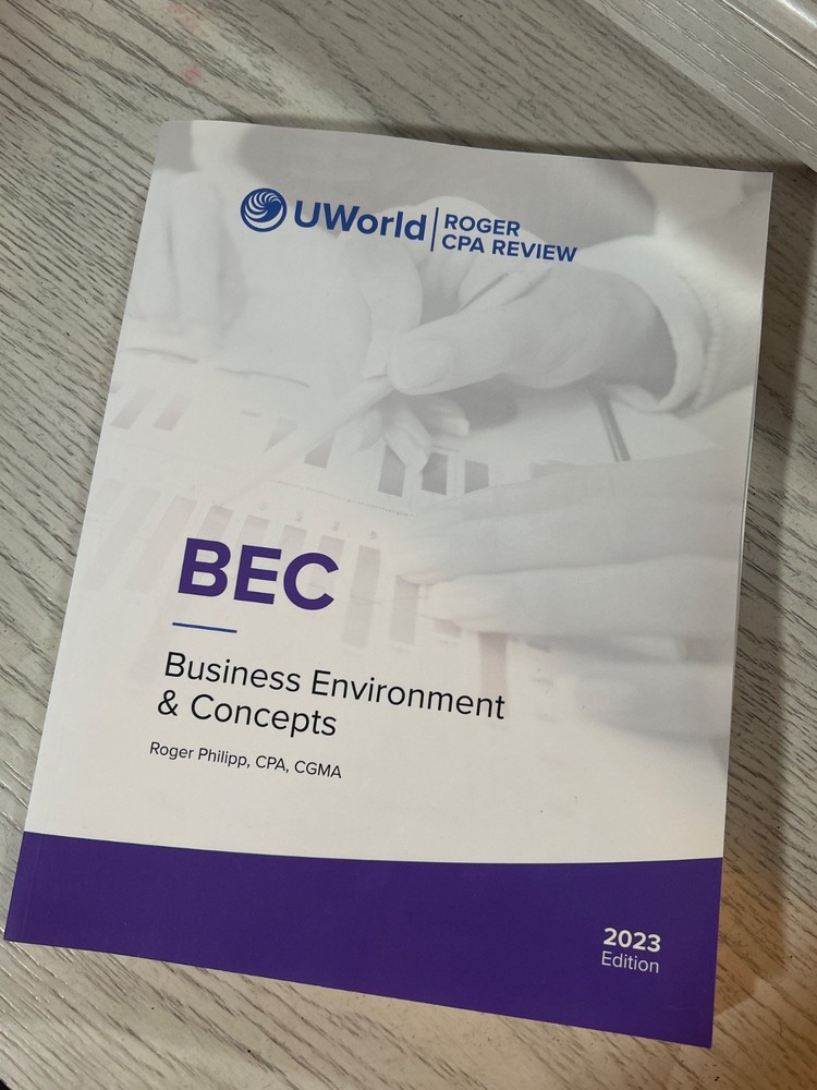 BEC 2023 Edition Textbook by UWorld LLC (2022, Trade Paperback)