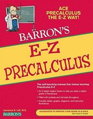 Barron’s E-Z Precalculus – Paperback, by Lawrence S. Leff – Very Good q