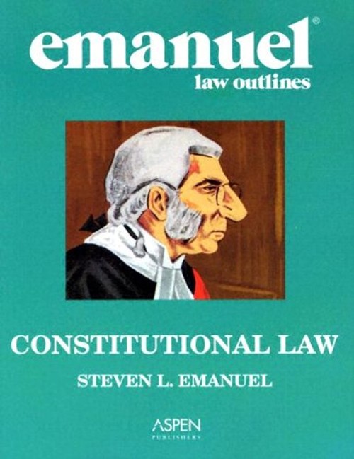 Constitutional Law Paperback Steven L. Emanuel