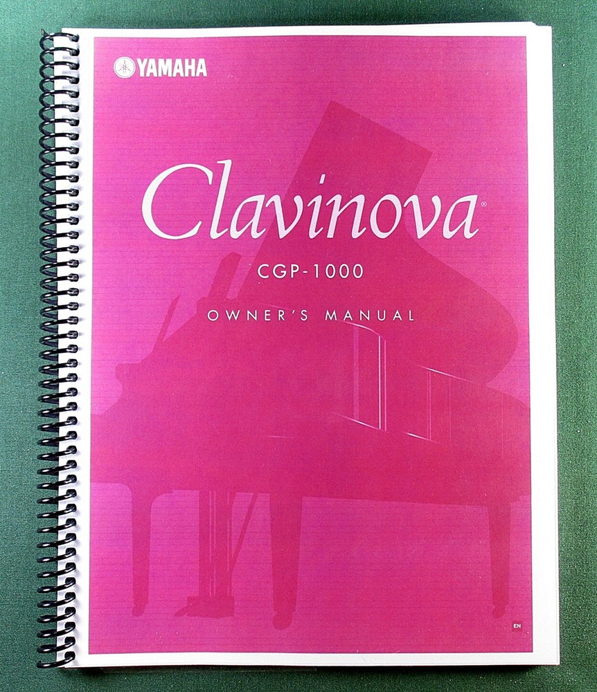 Yamaha CGP-1000 Instruction Manual: 226 Pages & Protective Covers!