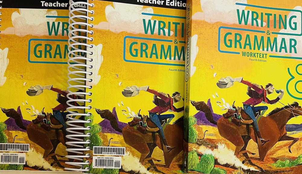 BJU Press Writing and Grammar 8 Teacher Editions & Student Worktext 4th Edition