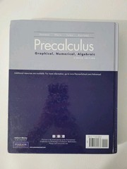 Precalculus Graphical, Numerical, Algebraic Eighth Edition Pearson School