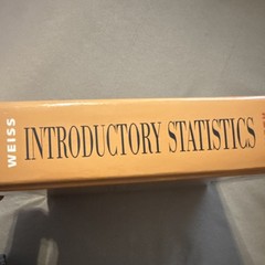 Addison-Wesley Introductory Statistics Fifth Edition by Neil A. Weiss, Hardcover