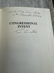 Congressional Intent, Hardcover by Curtis, Thomas B.; Westerfield, Donald L.,…
