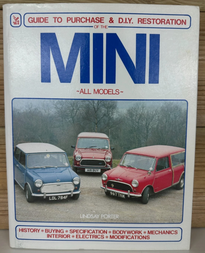 Mini All Models Guide to Purchase and DIY Restoration Hardcover 1987 Haynes F379