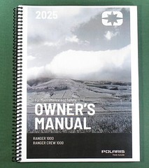 2025 Polaris Ranger Crew 1000 Owner’s Manual: 192 Pages & Protective Covers!