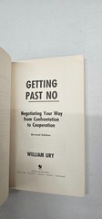 Getting Past No by William Ury