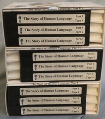 Great Courses The Story Of Human Language John McWhorter Parts 1-3 VHS Guidbooks