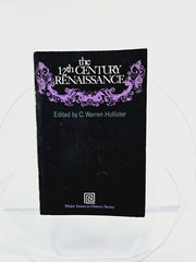 The 12th Century Renaissance C Warren Hollister John Wiley Pub 1969 Paperback